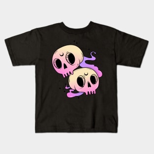 TWIN SKULLS Kids T-Shirt